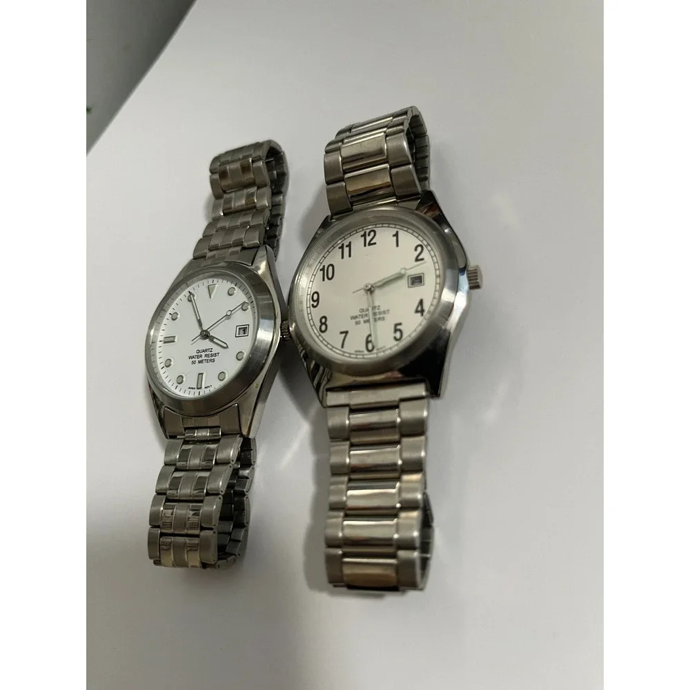 Two‎ Embassy by Gruen Mens Sample Day Date Watches Unsure if working